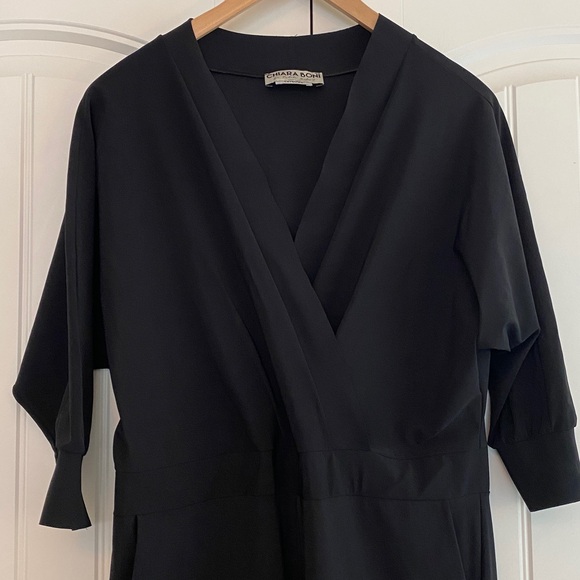 Chiara Boni La Petite‎ Robe Women Black Leisure Hildur No Belt Jumpsuit Sz XS - Picture 2 of 10